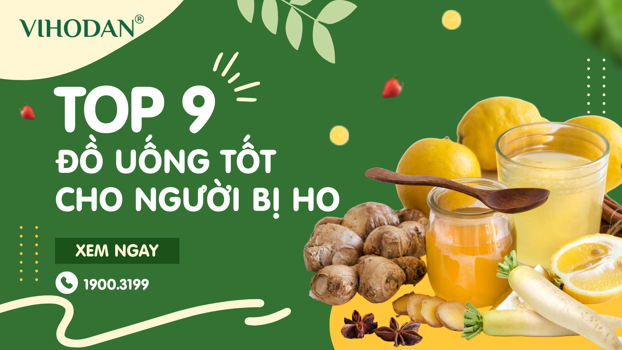 đồ uống tốt cho người bị ho