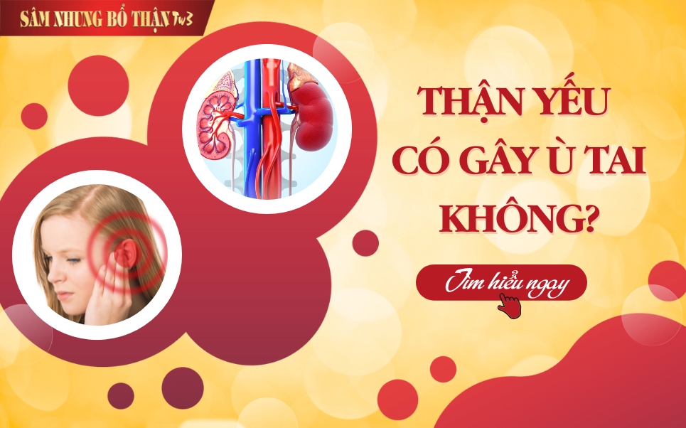 thận yếu có gây ù tai không