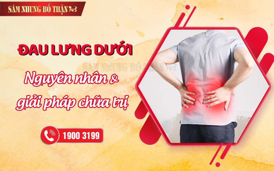 Đau lưng dưới - Nguyên nhân và giải pháp chữa trị