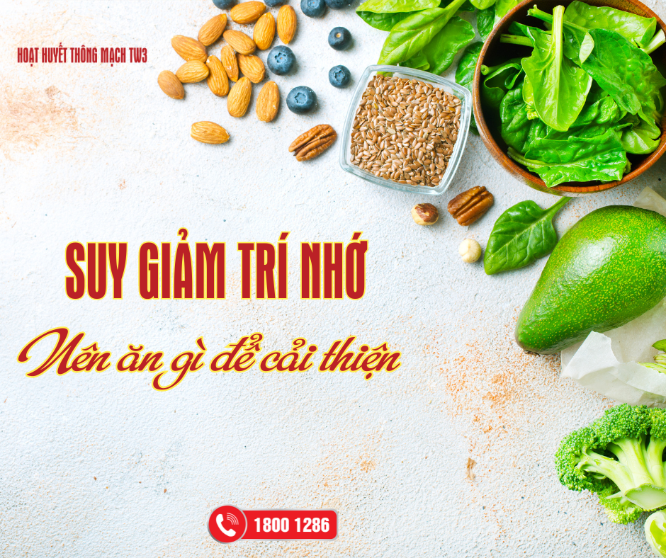 Suy giảm trí nhớ nên ăn gì để cải thiện